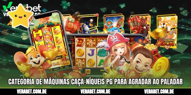 Categoria de máquinas caça-níqueis PG para agradar ao paladar