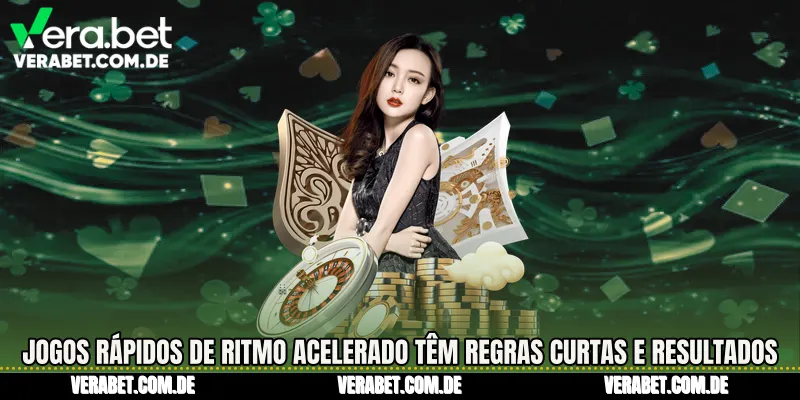 Jogos rápidos de ritmo acelerado têm regras curtas e resultados claros