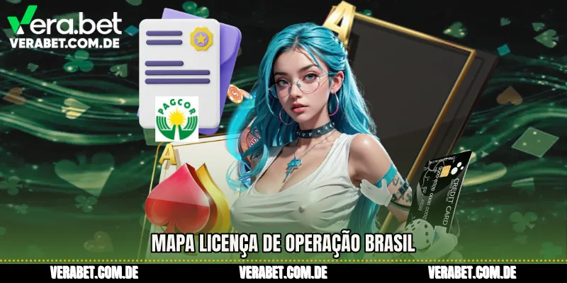 Mapa Licença de Operação Brasil