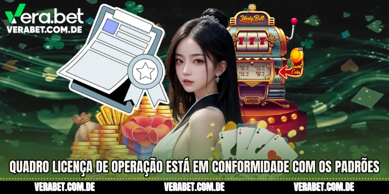 Quadro Licença de Operação está em conformidade com os padrões